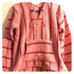 Pink vintage poncho jacket